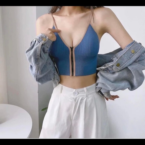 Women’s zip up bralette - Picture 4 of 15